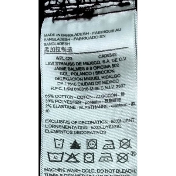 Signature By Levi Strauss & Co Modern Jegging Size 22 Wine Red Stretch Pants - Picture 10 of 11